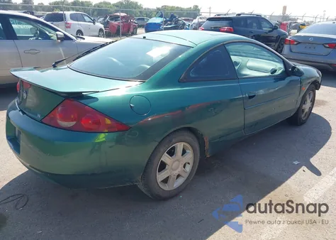 2001 Mercury Cougar V6/V6 S из США, поврежденный, VIN 1ZWFT61L415625396